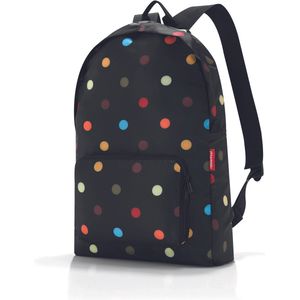 Reisenthel Mini Maxi Rucksack Rugzak - Opvouwbaar - 14L - Dots Zwart