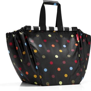 Reisenthel Easyshoppingbag Boodschappentas Voor Winkelwagen - 30L - Dots Zwart