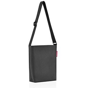 reisenthel Schoudertas S: eenvoudige schoudertas in modern design, breed en gemakkelijk toegankelijk, zwart, 29 x 28 x 8 cm (S)