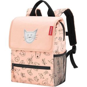 reisenthel Backpack Kids rugzak voor kinderen, 28 cm, Katten En Honden Rose