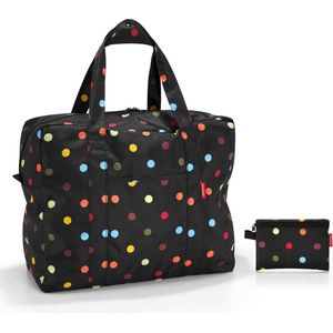 Reisenthel Mini Maxi Touringbag Reistas - Shopper - Opvouwbaar - Polyester - 40 L - Dots Zwart|Multi Kleur