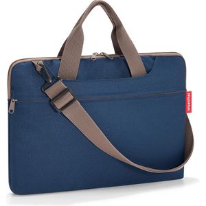 reisenthel Netbookbag laptopkoffer met wielen, 40 cm, Blauw (donkerblauw), 40 centimeters, computerkoffer met wielen