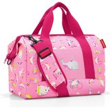 reisenthel Allrounder M kids kleine reistas voor kinderen met steeklus voor reistrolleys, Abc Pink, 40 cm, Reizen