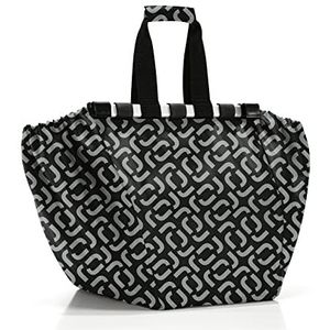 reisenthel Easyshoppingbag Veelzijdige shopper in praktisch design om op te rollen, Signature Black, Small, Shopper