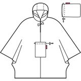 Reisenthel Mini Maxi Poncho Regenponcho - Opvouwbaar - Signature Navy Blauw