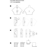 Reisenthel Mini Maxi Poncho Regenponcho - Opvouwbaar - Signature Navy Blauw