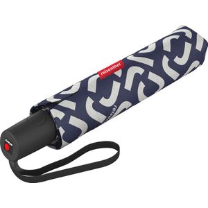 Reisenthel Umbrella Pocket Duomatic Opvouwbare Paraplu - ø 97 cm - Signature Navy Blauw