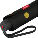 Reisenthel Umbrella Pocket Classic Compacte zakparaplu met ergonomische handgreep en groot dak, 24 x 4,5 x 5 cm, gewicht 270 g, Stippen (gekleurde stippen), Robuuste zakparaplu