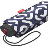 Reisenthel Umbrella Pocket Mini Opvouwbare Mini Paraplu - ø 97 cm - Signature Navy Blauw