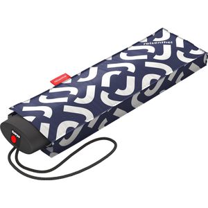 Reisenthel Umbrella Pocket Mini Opvouwbare Mini Paraplu - ø 97 cm - Signature Navy Blauw