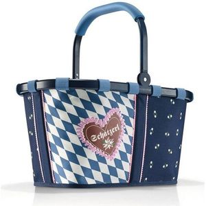 reisenthel Einkaufskorb carrybag 22l frame bavaria 6 blau & schatzerlherz