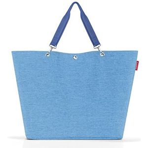 reisenthel shopper XL - ruime boodschappentas en elegante handtas in één - gemaakt van waterafstotend materiaal, Twist Azure