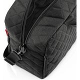 reisenthel duffelbag M - stijlvolle veelzijdige reistas - handbagage maat, Rhombus Black, Medium