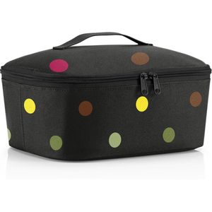 reisenthel Coolerbag M Pocket Dots, koeltas van hoogwaardig polyesterweefsel, ideaal voor picknick, winkelen en onderweg