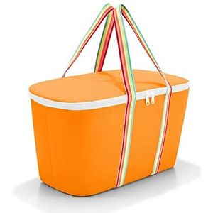 reisenthel Coolerbag Twist Azure Koeltas met bovenmateriaal van gerecyclede PET-flessen, ideaal voor picknicks, pop mandarijn, Eén maat, Retro