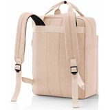 Reisenthel allday backpack M twist silver - veelzijdige rugzak voor dagelijks gebruik, reizen, winkelen of werk - waterafstotend, handbagage goedgekeu