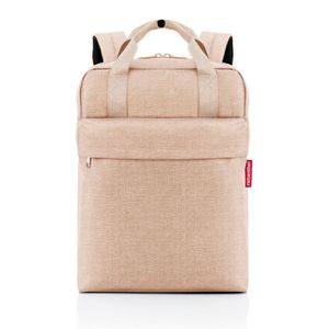reisenthel Allday Backpack M EJ6041 Twist Coffee rugzak van gerecyclede PET-flessen, 15 liter, hoogwaardig en comfortabel, L 30 x H 39 x, Twist Coffee, Modern