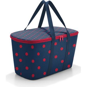 reisenthel Coolerbag Mixed Dots red Koeltas van hoogwaardig polyesterweefsel, ideaal voor picknick, winkelen en onderweg