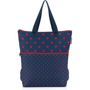 reisenthel cooler-backpack dots - moderne koeltas en casual all-in-1 rugzak, waterafstotend, kleur: gemengde stippen rood