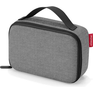 Reisenthel Thermocase Kleine koeltas voor cosmetica, medicijnen, snacks enz. Gemaakt van waterdicht materiaal, Twist Silver.