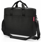 reisenthel Workbag Twist Silver - eenvoudige en functionele werktas, laptopvak, schouderriem, zwart, Eén Maat