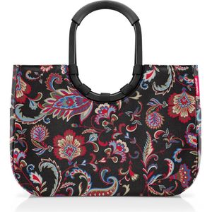 reisenthel Loopshopper L Reisaccessoires - Uniseks cosmetische tas, zwart Paisley frame, L, kopen, Zwart paisley frame, Kopen