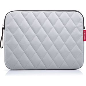 reisenthel Notebook Sleeve - compacte en stijlvolle beschermhoes voor laptops, Rhombus Light Grey, Eén maat, Notebook Bag