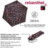 Reisenthel Umbrella Pocket Mini Opvouwbare Mini Paraplu - ø 97 cm - Paisley Zwart
