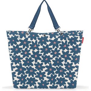 reisenthel Shopper XL Unisex, Madeliefje Blauw, Retro