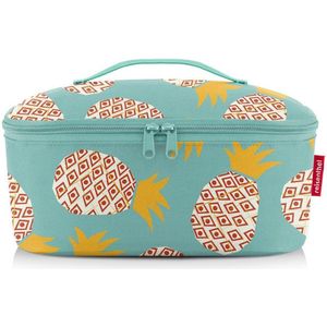 reisenthel Coolerbag M Pocket Koeltas met bovenkant van gerecyclede PET-flessen, ideaal voor lunch onderweg, kleur: ananas