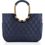 Reisenthel Loopshopper L Shopper Shopper - 25L - Rhombus Midnight Gold Frame Blauw