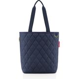 reisenthel Classic shopper M rhombus midnight gold – ruime boodschappentas en elegante handtas in één – van waterafstotend materiaal