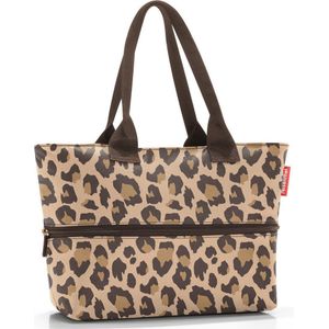 Reisenthel Shopper E1 Shopper Schoudertas - 12L - Leo Macchiato Bruin