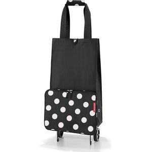 Reisenthel Foldabletrolley Boodschappentrolley - Opvouwbaar - 30L - Dots Wit