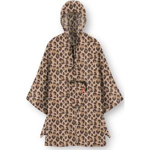 Reisenthel Mini Maxi Poncho Regenponcho Opvouwbaar Leo Macchiato Bruin