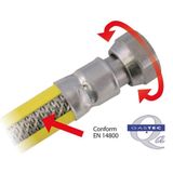 Scanpart - Gasslang Aansluitset - 75 cm - Flexibel - RVS