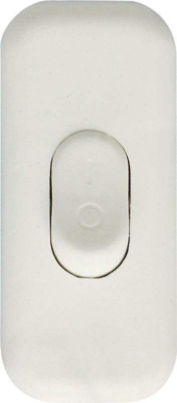 Scanpart snoerschakelaar - Wit - 2 polig - 2 x 0.75 mm