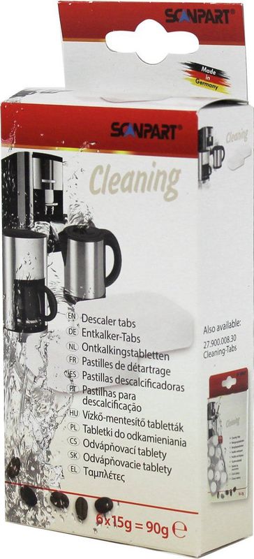 Scanpart - Ontkalkingstabletten - Geschikt voor Koffiemachine - 6 Stuks - Universeel