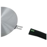 Scan Part 42000226 Inductie-adapterplaat, roestvrij staal, 22 cm, 25 x 22 x 5 cm