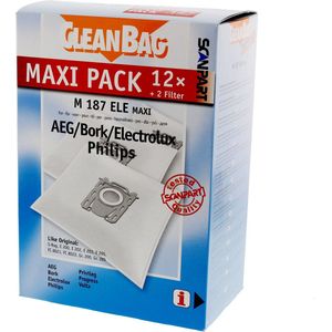 CleanBag M 187 ELE 11 stofzuigerzakken Maxi