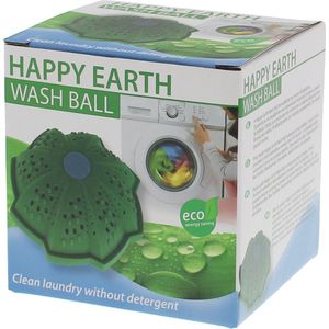 Scanpart Happy Earth wasbal voor wasmachine - Eco wasbol - Wassen zonder wasmiddel - Vervangt wasmiddel waspoeder - Keramische balletjes - Ecologisch - Duurzaam