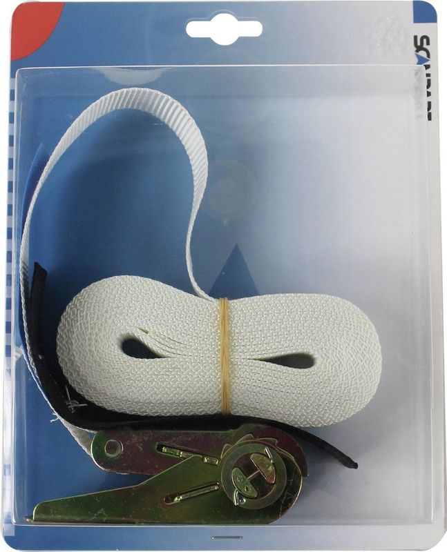 Bevestigingsriem - Wit - Voor Was-Droogzuil - Sjorcapaciteit 800 daN