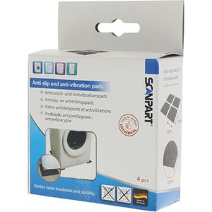 Scanpart - Trillingsdempers - Zwart - Rubber - 4 Stuks