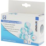 Scanpart wasballen voor wasmachine - Anti haar - Ook geschikt voor dierenharen - 6 stuks