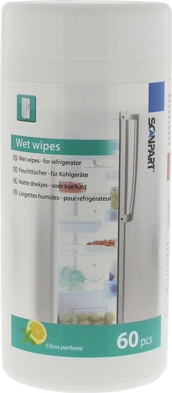 Scanpart - Reinigingsdoekjes - 60 Stuks - Geschikt voor Koelkast