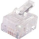 Stekkers - RJ11 - 10 Stuks - Modulair - 6/4