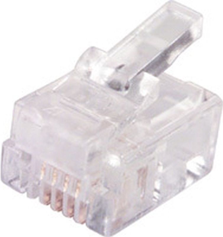 Stekkers - RJ11 - 10 Stuks - Modulair - 6/4