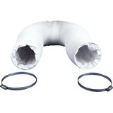 Scanpart - Luchtafvoerslang Set - Droger Accessoire - Wit - PVC 3,0m