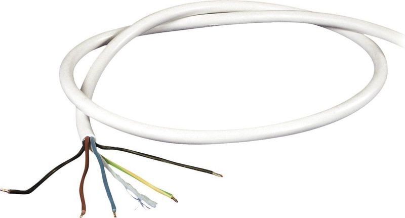 Scanpart - Perilex Kabel - Aansluitkabel - Wit - 1.5 Meter - 5 Aderig