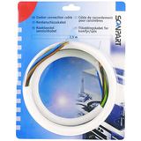 Scanpart - Oven Aansluitkabel - Wit - 2,5m - 5x2.50mm